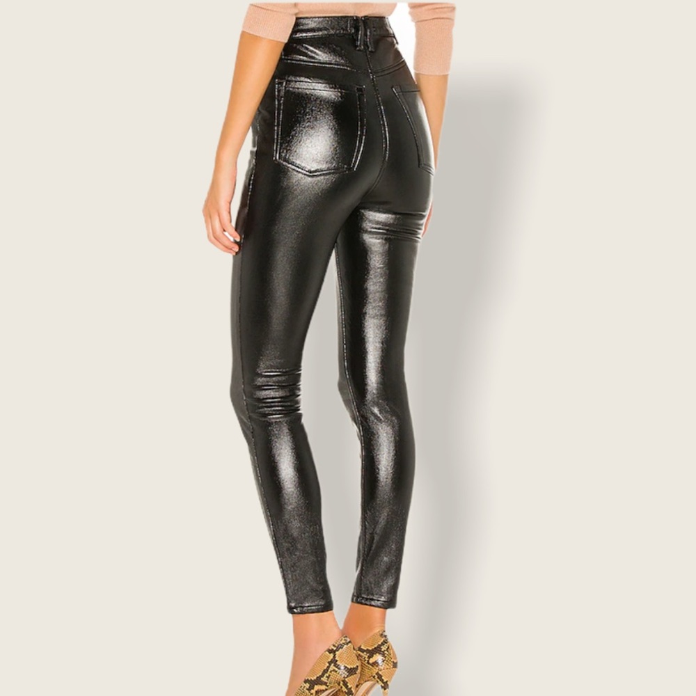 ⭐️Free People Phoenix | coated black skinny jeans - Picture 3 of 10